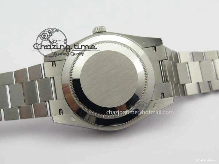 0521 Day-Date 40mm 228206 SS Noob 1:1 Best Edition Quadrant Textured Ice Blue Dial On SS Bracelet A Timeless 3801